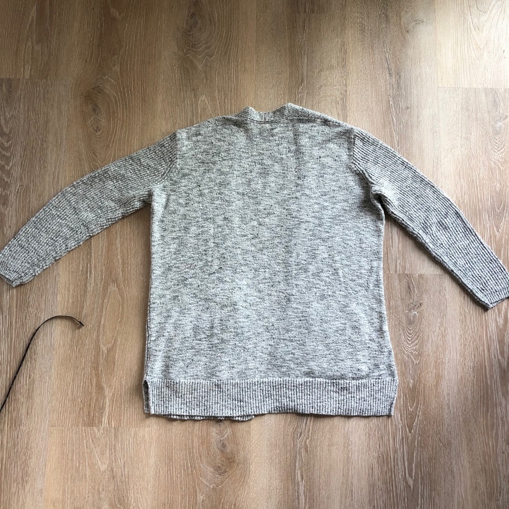 Madewell Cotton Linen Gray Open Sweater Small - Picture 7 of 7